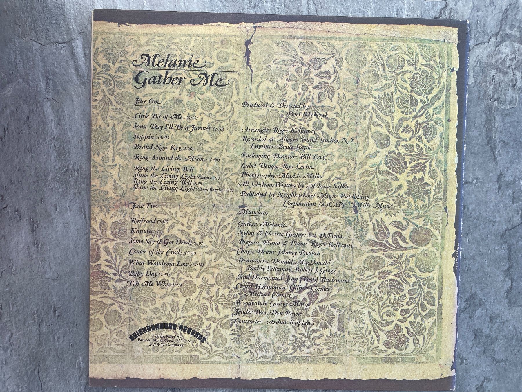 Vinyles: A444/Melanie Gather Me – D'occasion à Frutigen par Philippe_jsp 1