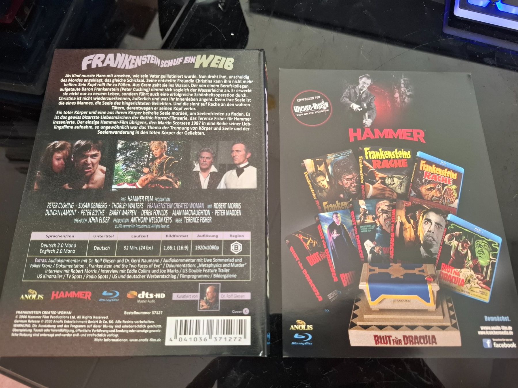 Tous les DVDs: Frankenstein schuf ein Weib (Mediabook) – D'occasion à Frauenfeld par Frankenstein01 1