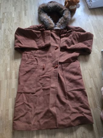 Manteau d'hiver vintage CR Paris, laine et angora