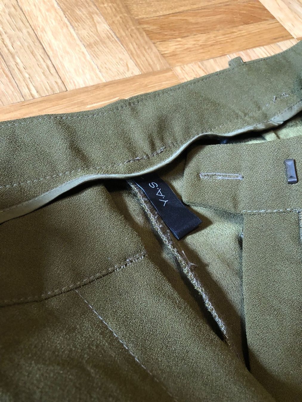 Hosen: navy-grüne Chinohose – Gebraucht aus Zürich von Platonium 2