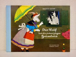 Der Wolf und die 7 Geißlein, Brüder Grimm, Herbert Leupin