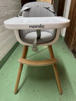 Nania Luna Hochstuhl Kinderstuhl Holz Beine Sitzverkleinerer
