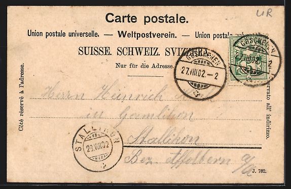 Ansichtskarten: Goeschenen /Gotthardbahn, Teilansicht mi – Gebraucht aus Berlin von bartko-reher 1