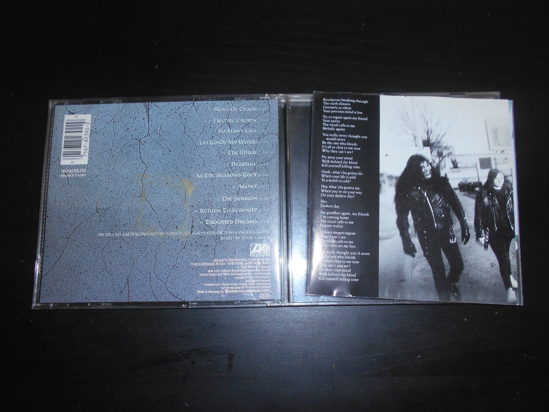 CDs: Testament – The Ritual / 1992 – D'occasion à Aarberg par witchhunter01 1