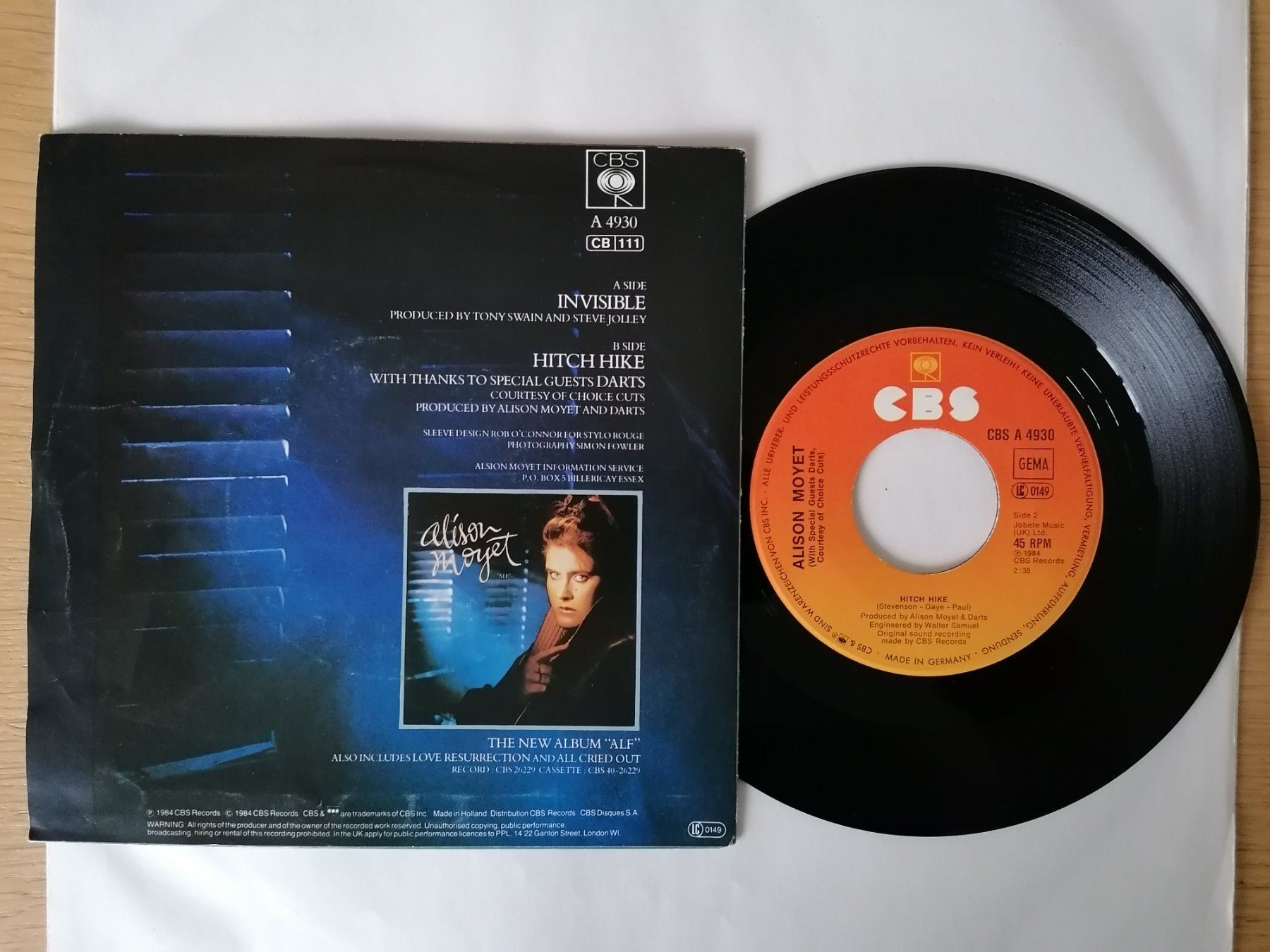 Dischi in vinile: Alison Moyet - Invisible - – Usato da Beinwil am See venduto da Funkthesizer 1