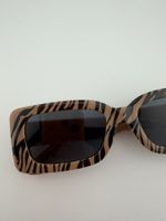 Sommer-Sonnenbrille mit Zebra-Muster, neuwertig🇨🇭
