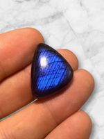 Labradorit Cabochon wunderschön in dunklem Blau, 25ct