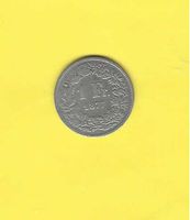 Fr. 1.--Jahr 1877/2,5Mio/Kat. Fr.95.-/u.E.Front:ss+/recto s+