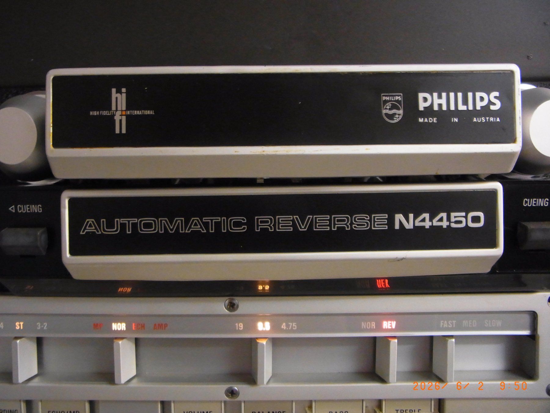 Philips Apparecchi a nastro: Philips N4450 Tonbandgeraet Automatic Reverse seltene Vin... – Usato da Uezwil venduto da Fauchi51 4