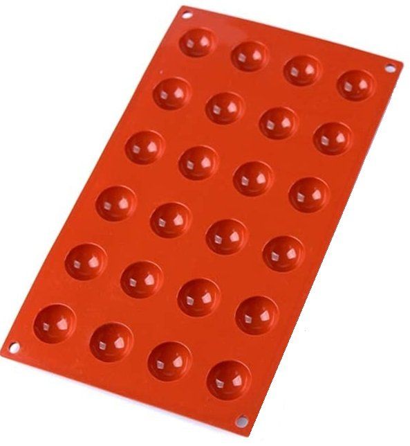 Teglie da forno: Silikon Backform 24 Halbkugeln - 29 x 17 x 1 cm – Nuovo e nell'imballaggio originale da Werdenberg venduto da EXA-Animal-World 1