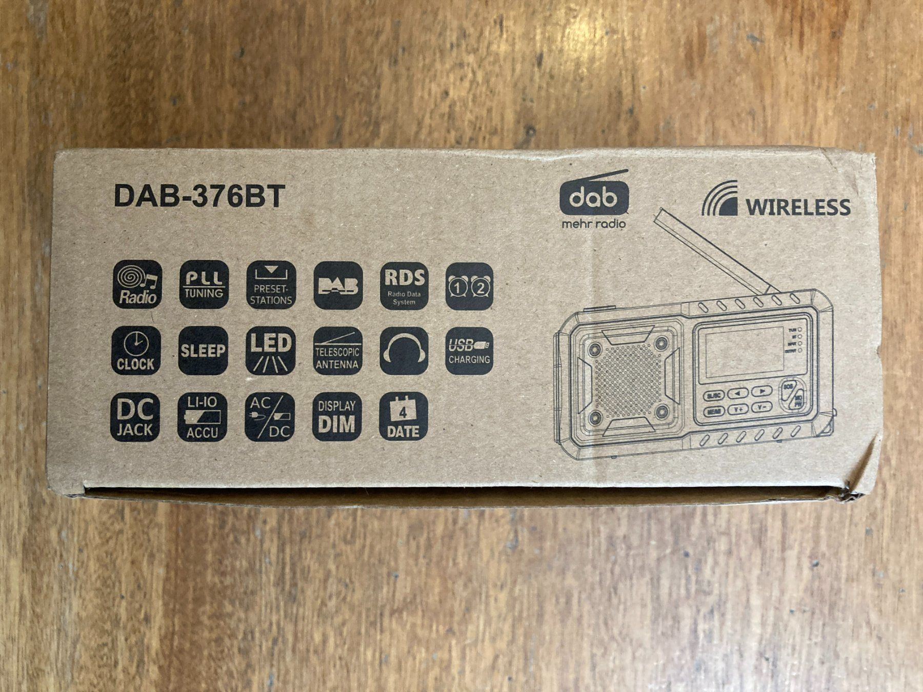 Radios: Notfall- Kurbel- Solar- DAB+ Radio mit Bluetooth NEU – Neu und originalverpackt aus Widnau von SIIVSIIV 2