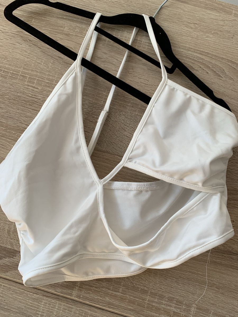 Shein Top: Top blanc stylé – Nuovo e nell'imballaggio originale da Montreux venduto da Izapeche811 3