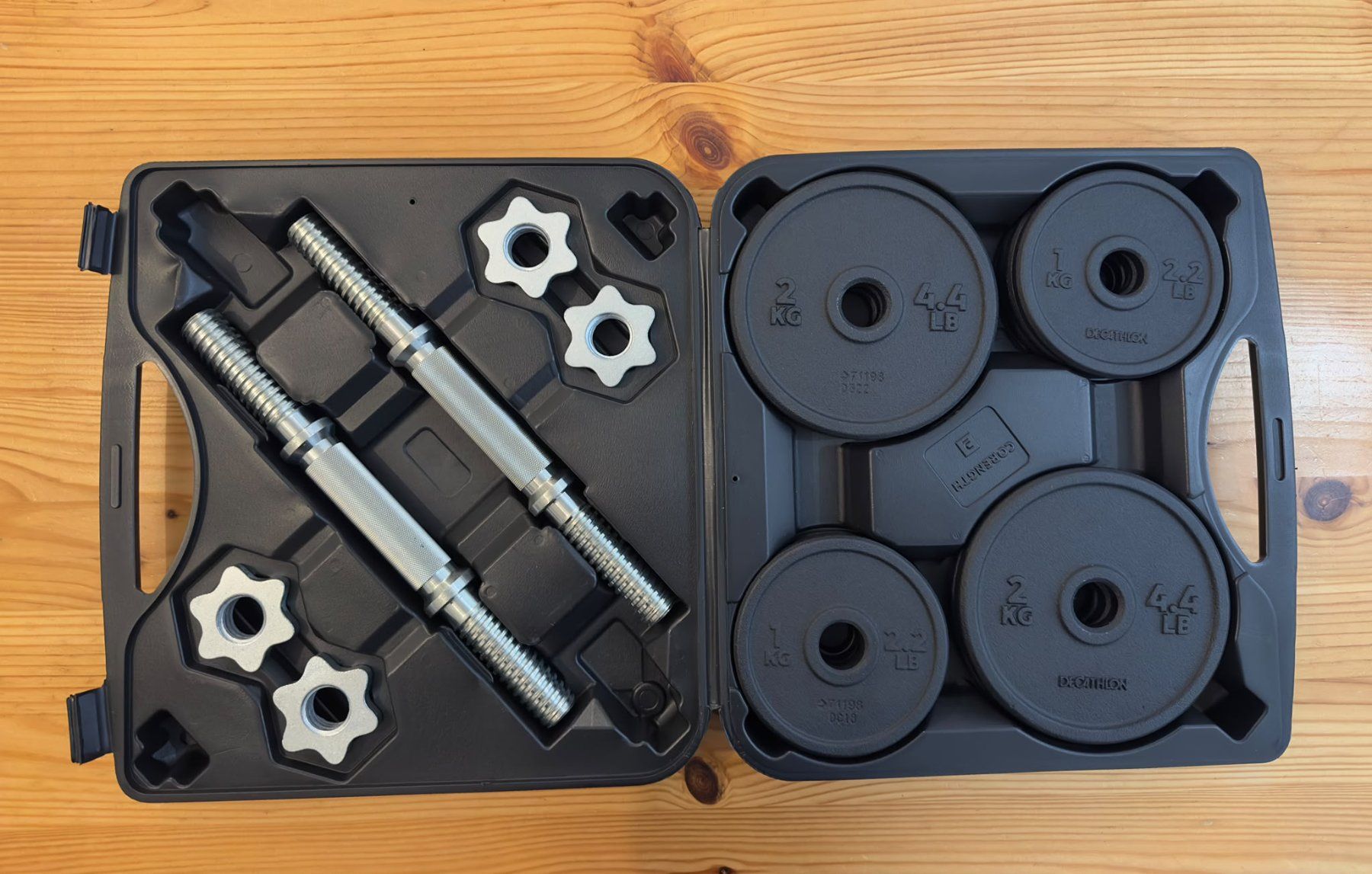 Kit haltères DOMYOS 20 kg avec valise (D'occasion) à Malleray pour CHF ...