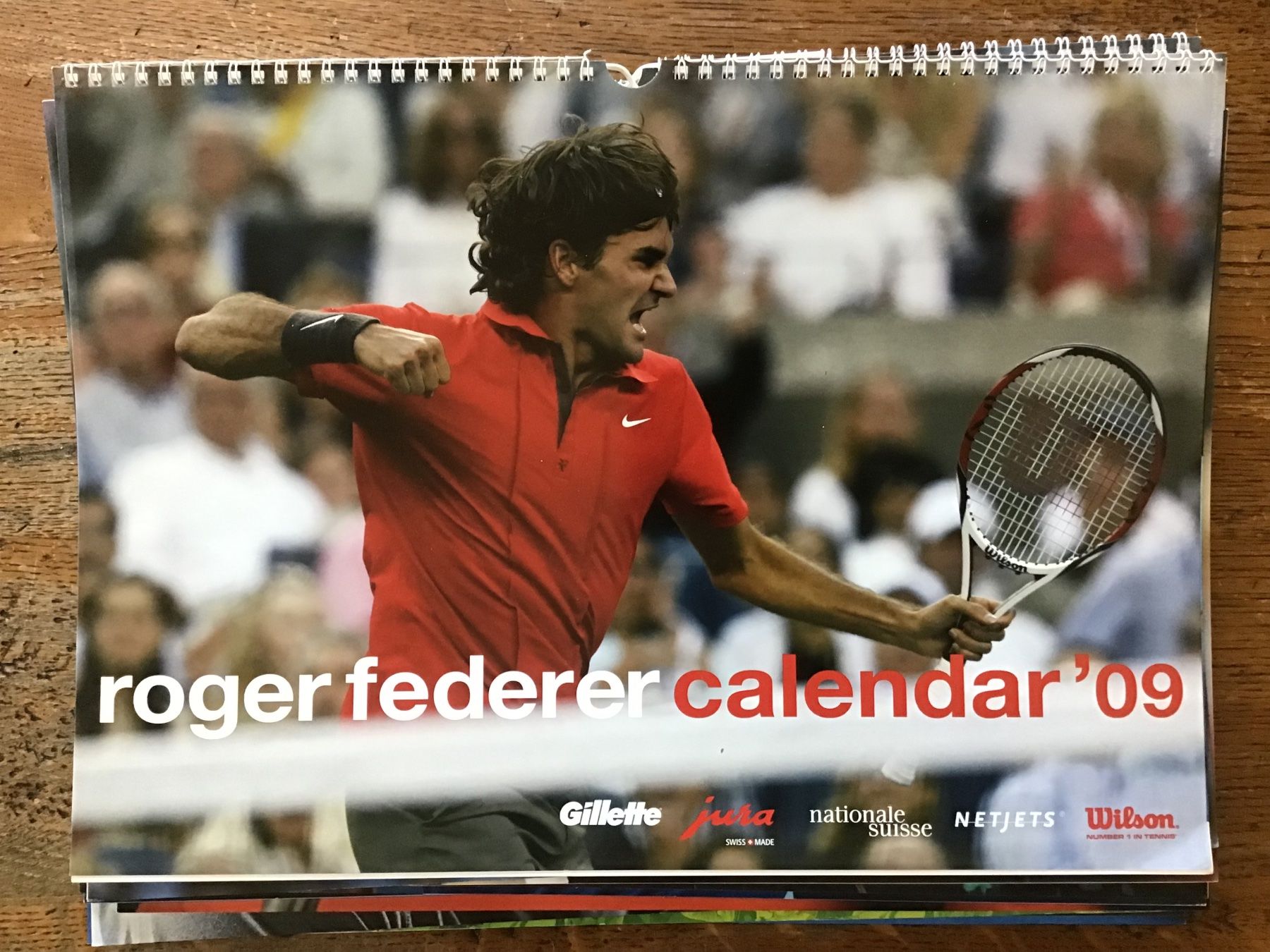 Kalender: Calendrier officiel Roger Federer 2009 – Gebraucht aus Fully von Ruby97