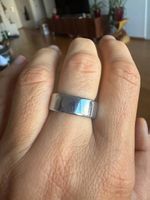 Oura Ring 4 Size 8 Silver 