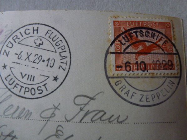 Cartes postales: Karte ++ Luftschiff Graf Zeppelin 1929 – D'occasion à Walkringen par Casablanca777 2