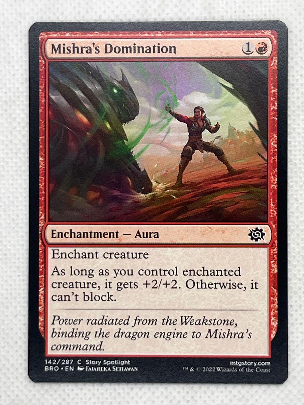 Magic The Gathering Carte collezionabili: Magic Mishra's Domination 142/287 BRO – Usato da Hinterkappelen venduto da Kim1992