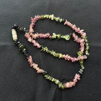 Rosa und Grüne Tourmaline Halskette 
