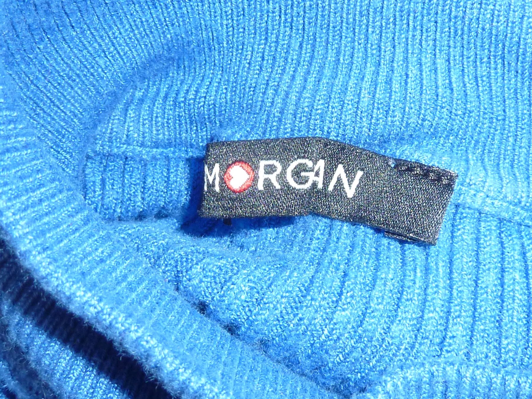 Morgan Pulls & Sweat-shirts: pull chaussette bleu intemporel taille S marque Morgan – D'occasion à geneve par chriztel 1