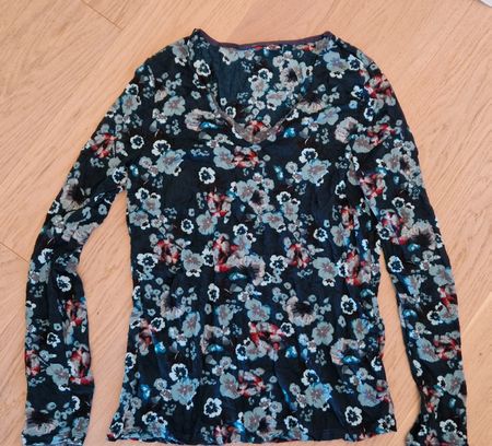 Street One Shirt, Blumenmuster, Gr. 34