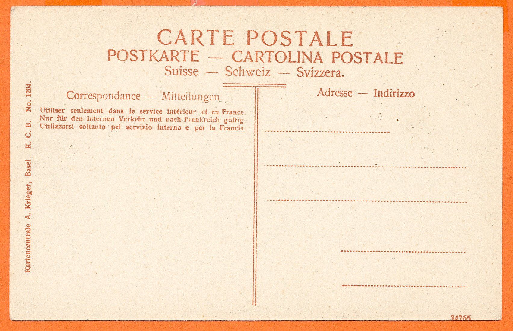 Cartoline postali: BASEL - Prosit Neujahr - 13 bildrig ca. von 1900/10 – Usato da Liestal venduto da flohmy 1