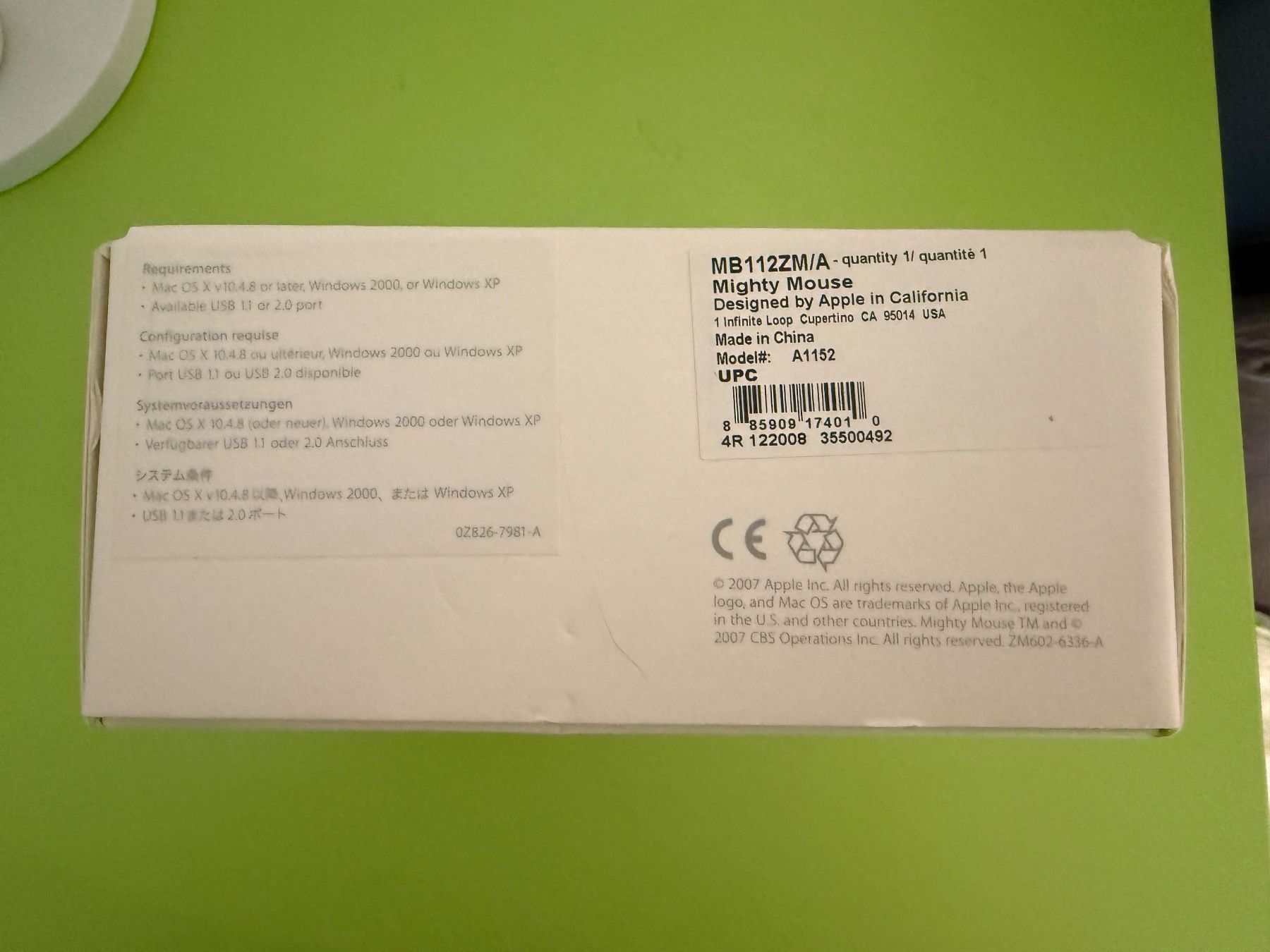 Apple Souris: Apple Mighty Mouse – D'occasion à Zufikon par SULMI02 4