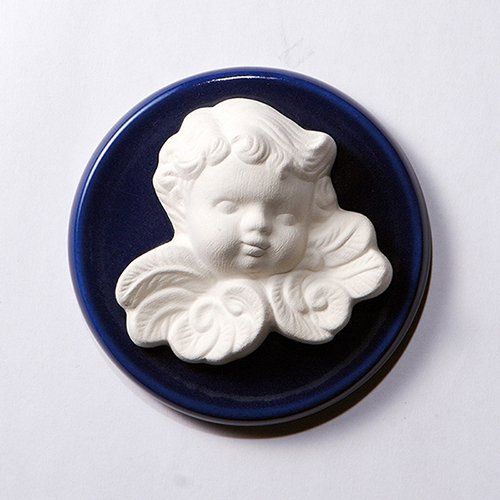 Diffusori di oli essenziali: Duftkeramik - Engel mit festem Untersetzer blau – Nuovo e nell'imballaggio originale da Mauren venduto da Yeelen