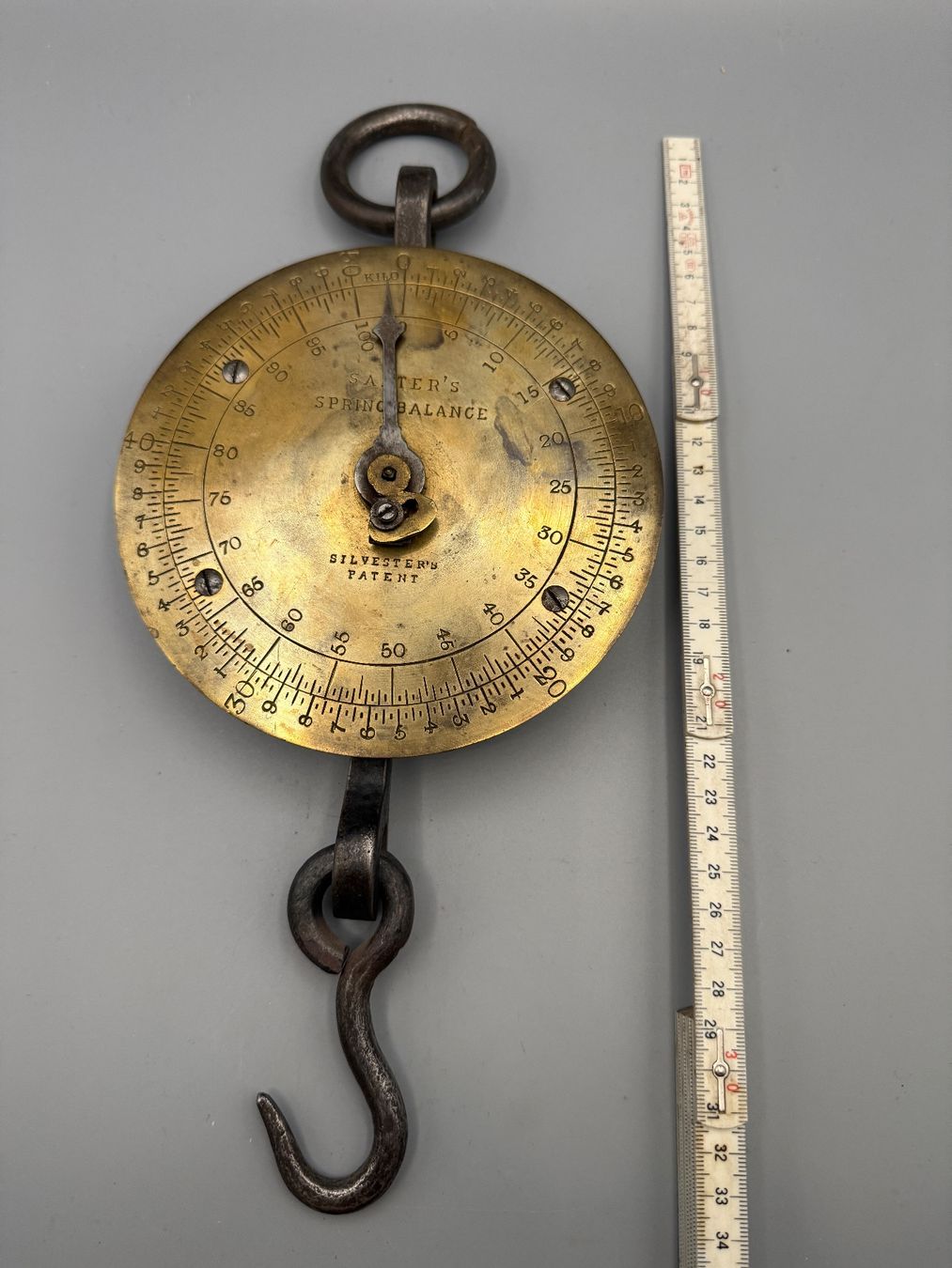 Waagen und Gewichte: Antike Hängewaage Salter`s Spring Balance – Gebraucht aus Ueberstorf von Brocandi 7
