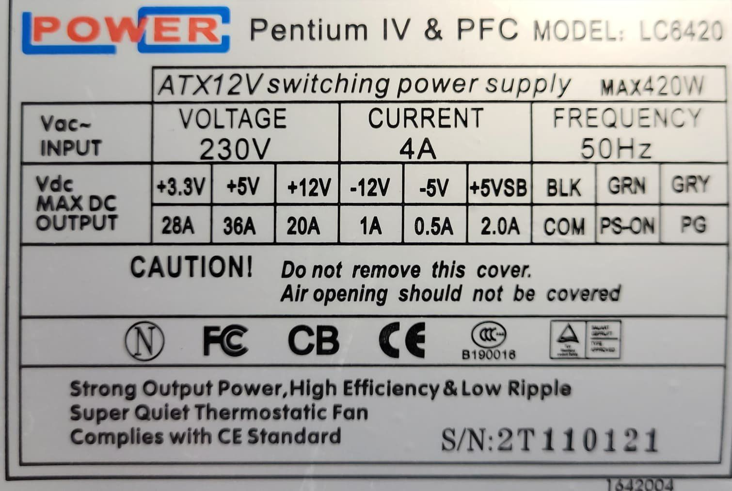 Elektronikbauteil: Alimentation - LC6420 – Gebraucht aus Chavannes-Renens von Tume1807 2