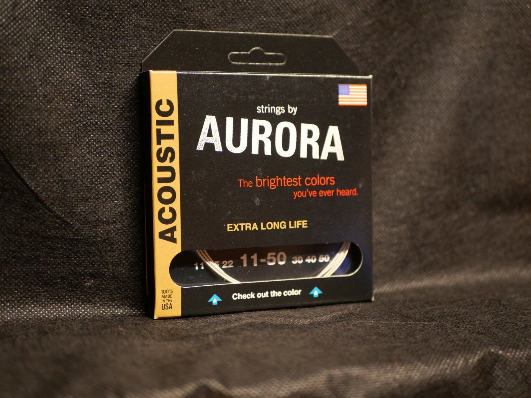 Strumenti musicali: Aurora Premium Acoustic Guitar Strings Medium-light/silber – Nuovo e nell'imballaggio originale da Grimisuat venduto da Valmonmusic