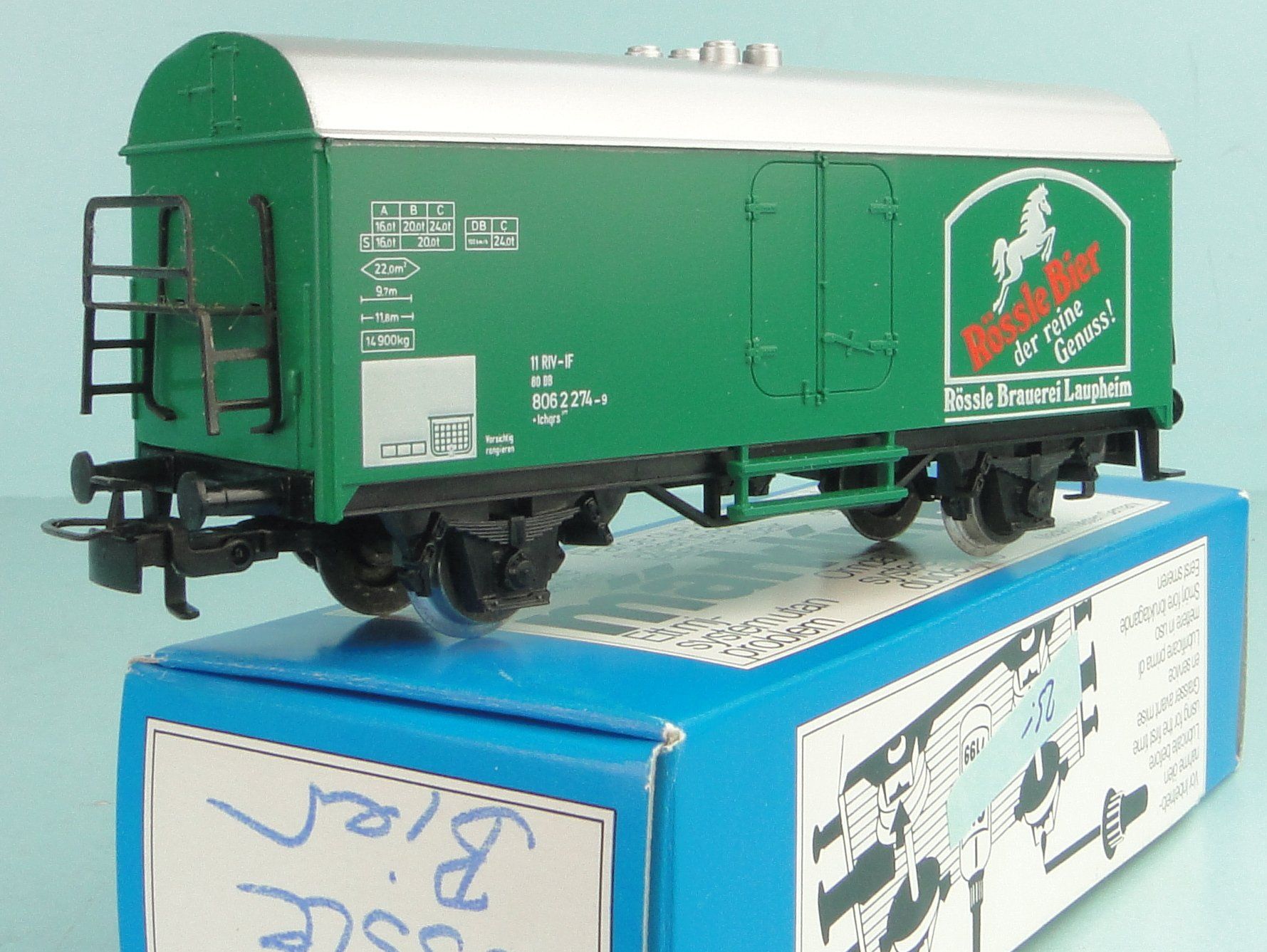 Märklin Modellini di ferrovie: Märklin H0 Rössler Bier, NEU – Usato da Bülach venduto da cann11