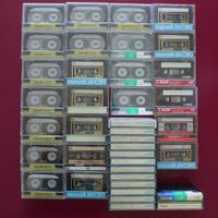 Kassetten Audio 38 Stück, Maxell, BASF, Hitachi