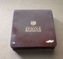 Antike Austria Sphinx Zigarettendose aus Metall,