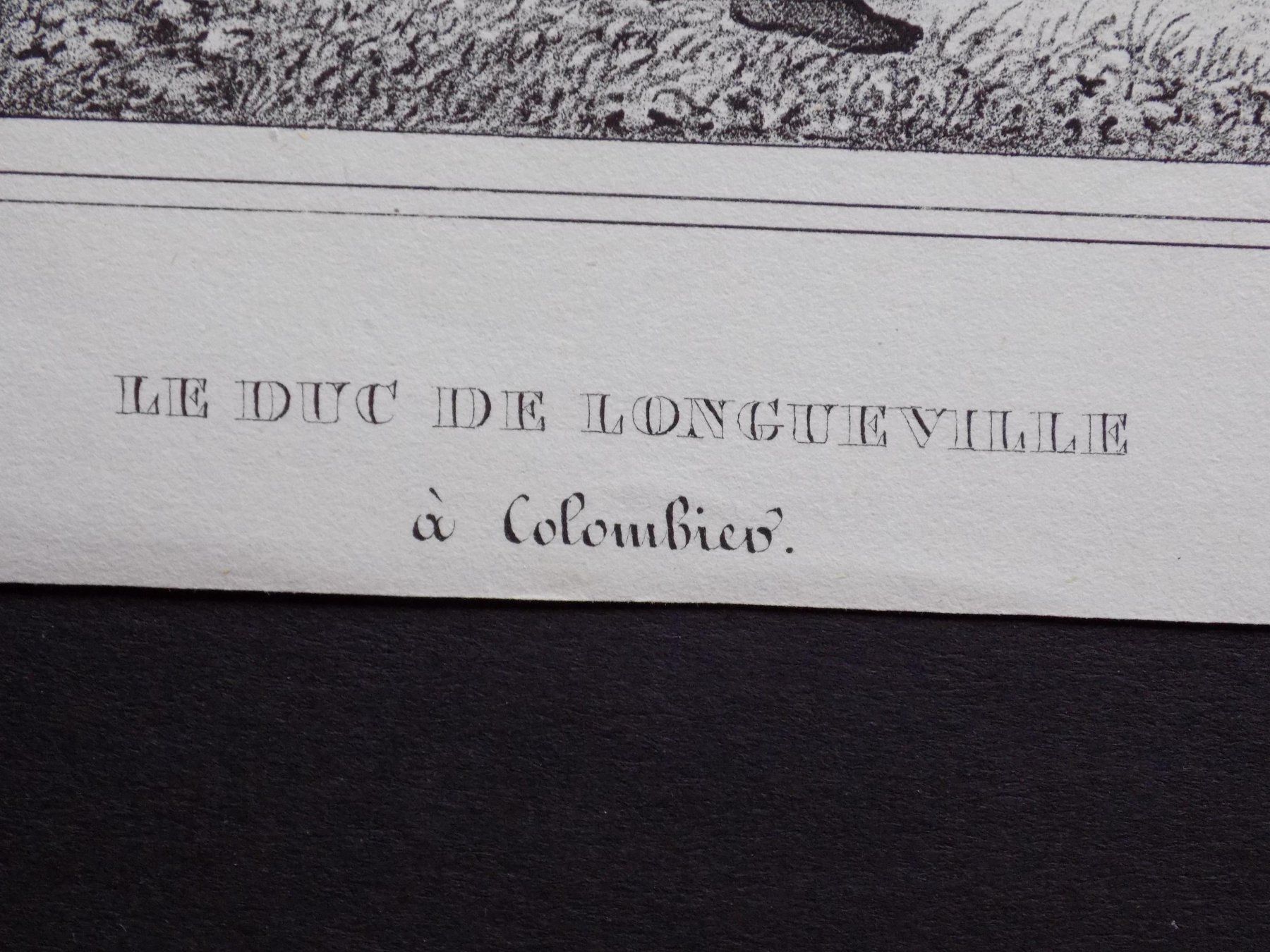 Incisioni: Colombier le Duc de Longueville – Usato da Risch venduto da Rischli15 3