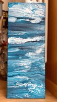 Abstraktes Acryl Bild "Meeresbrise" Leinwand