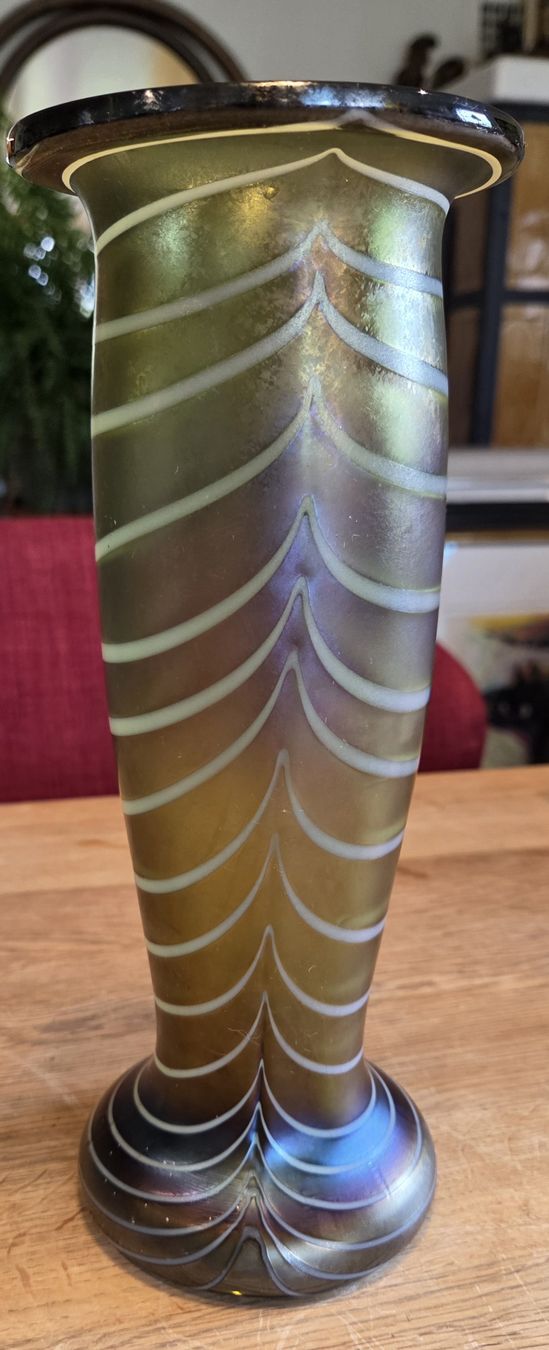 Vasen & Gefässe: Jugendstil Kunstglas Vase – Gebraucht aus Rehetobel von hobirot01 8