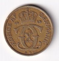Dänemark 1 Krone 1929 RAR