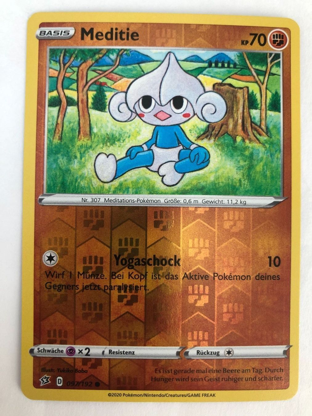 Pokémon Sammelbilder & Trading cards: Meditie - Reverse Holo - Pokemon TCG – Neu (gemäss Beschreibung) aus Nussbaumen AG von Pika-Shop