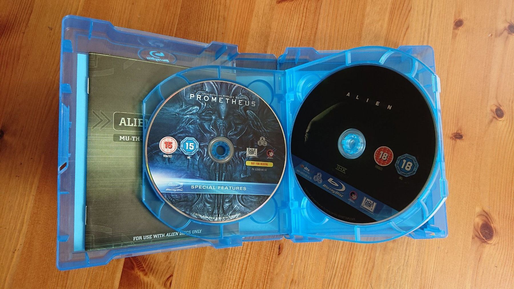 Spielfilme: PROMETHEUS TO ALIEN THE EVOLUTION 5 Film Collection Blu-Ray – Gebraucht aus Wilderswil von  6