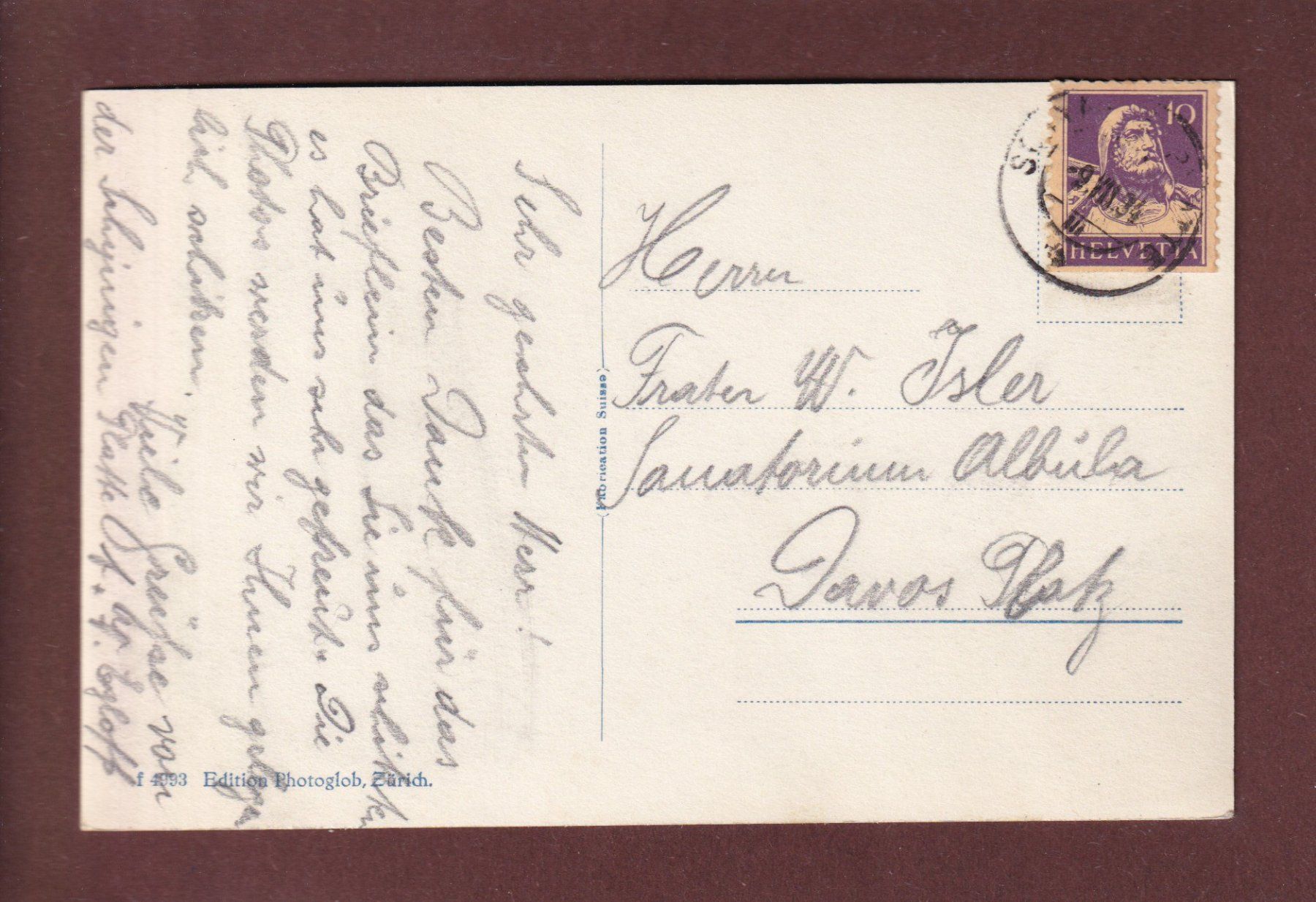 Ansichtskarten: SCHYNIGE PLATTE BAHN - 1934 – Gebraucht aus Pully von nicecards 1