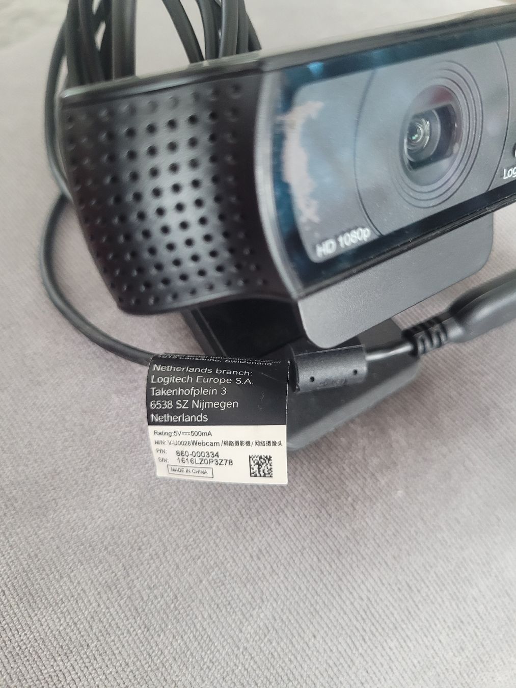 Logitech Webcam: Logitech Webcam C920 HD Pro 1080p – Nuovo (secondo la descrizione) da Bassersdorf venduto da kid_fm98 1