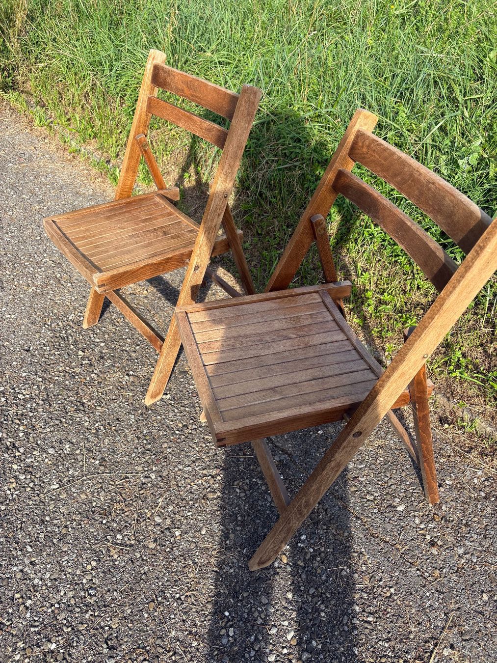Sedie: 2 Holz Klappstühle – Usato da Hombrechtikon venduto da star8888 1