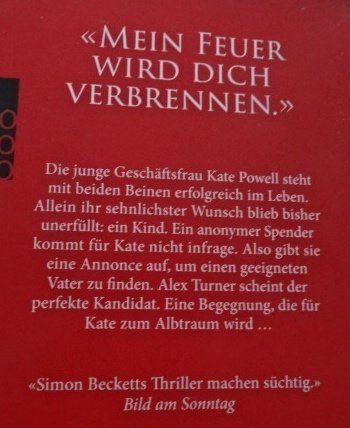 Bücher: Simon Beckett Flammenbrut – Gebraucht aus Wetzikon ZH von strubeli024 1