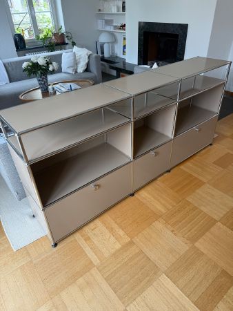 USM Haller TV Sideboard 3x3 Beige Inklusive Lieferung Q1