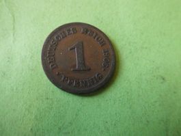 Dt. Reich 1906 E, 1 Pfennig