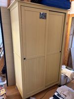 Holz Schiebetürschrank Ikea Hemnes Gelb