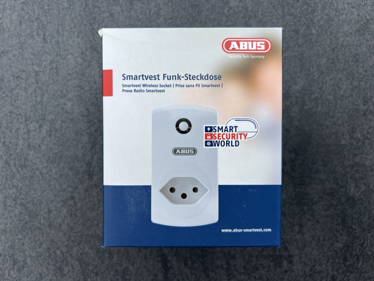 Spine: ABUS Smartvest Funksteckdose NEU – Nuovo e nell'imballaggio originale da Altendorf venduto da Moto1
