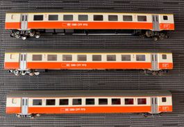 Liliput H0 SBB Personwagen Set orange/beige Swiss Express 1