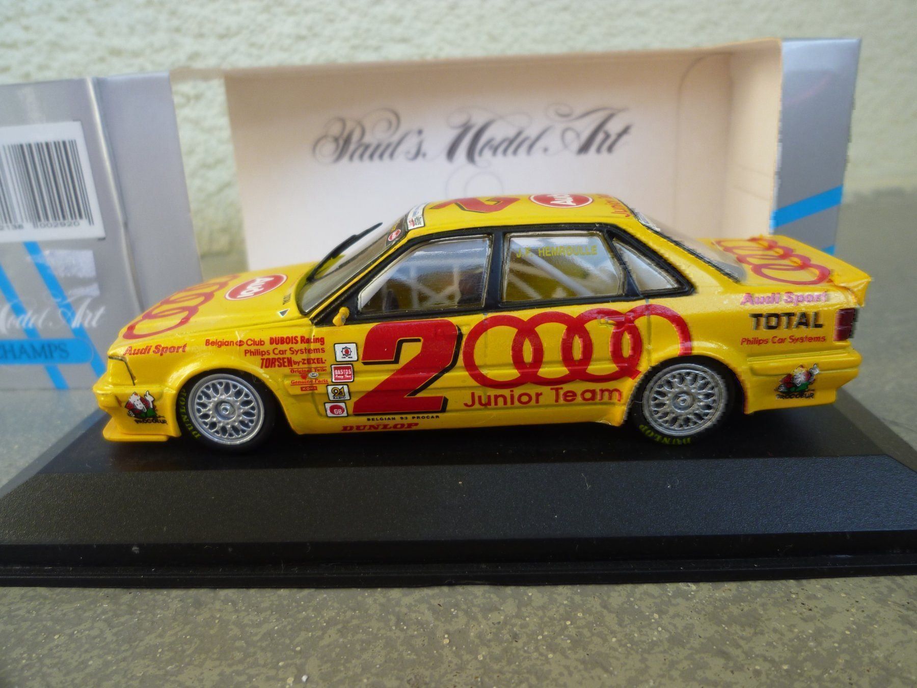 Audi Modellautos: Audi V8 quattro Evo Belgian Procar 1993 – Neu und originalverpackt aus Flawil von Imperiosud 4