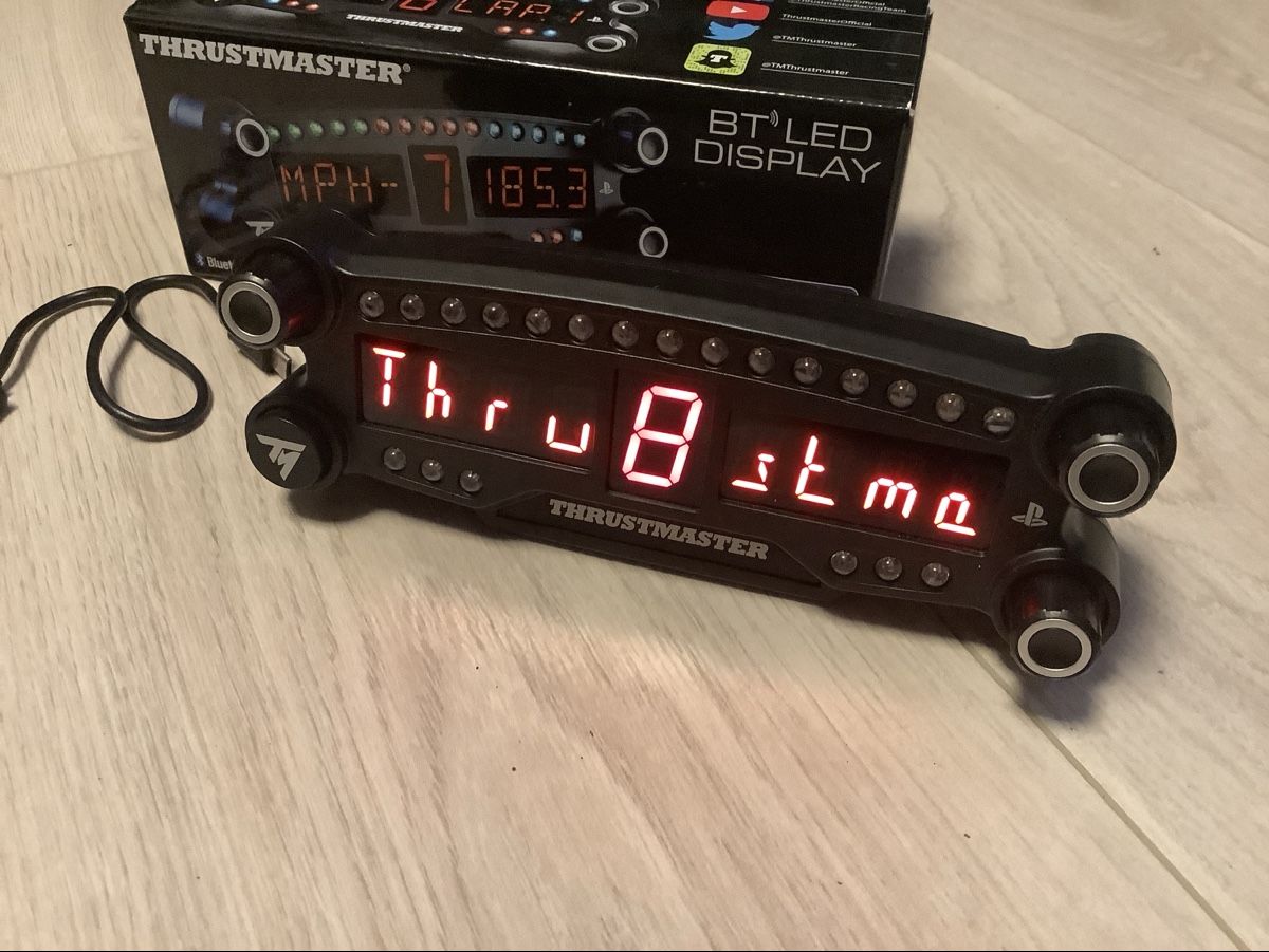 Thrustmaster Controller: Thrustmaster BT LED DISPLAY für Open Wheel Lenkrad – Gebraucht aus Elgg von fxsnotb666